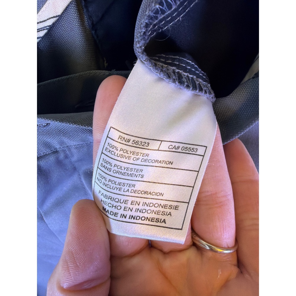 Nike Golf Pants Mens 34x30 Gray Pleated Cuffed Performance Trousers Activewear - Picture 4 of 8